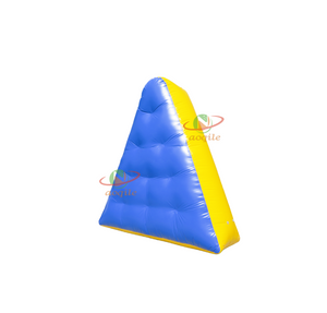 Boya de natación inflable, equipo de boya triangular flotante de Pvc para agua inflable