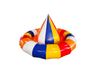 Popular 10 asientos inflable flotante giratorio Ufo tubo remolcable juguetes giratorios de agua barco de discoteca inflable