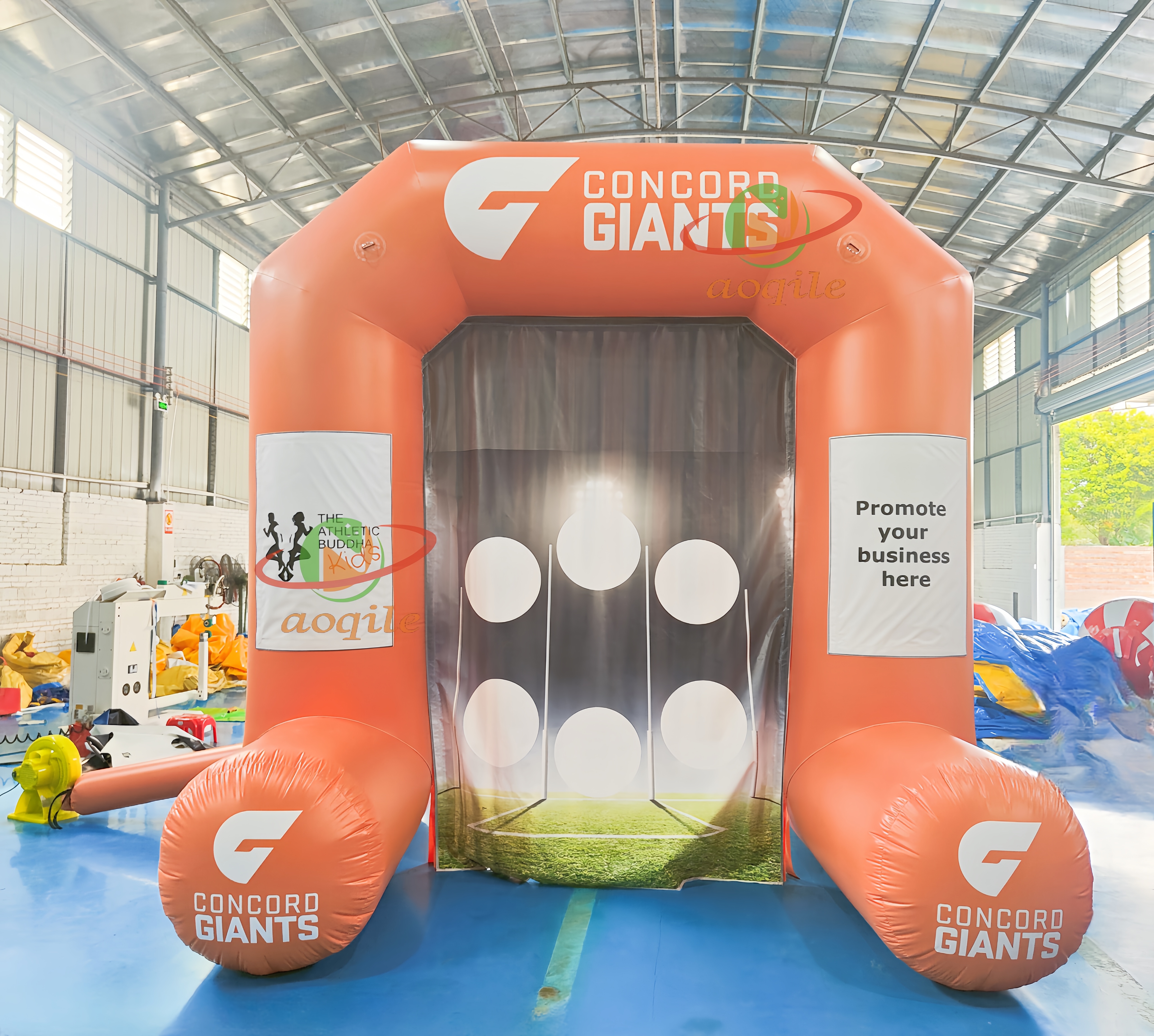 Línea de salida de meta 5M personalizado al aire libre para maratón arco de promoción inflable