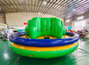 Verano emocionante juego de deportes acuáticos inflable espacio redondo Aqua flotante esquí acuático remolcable Disco barco