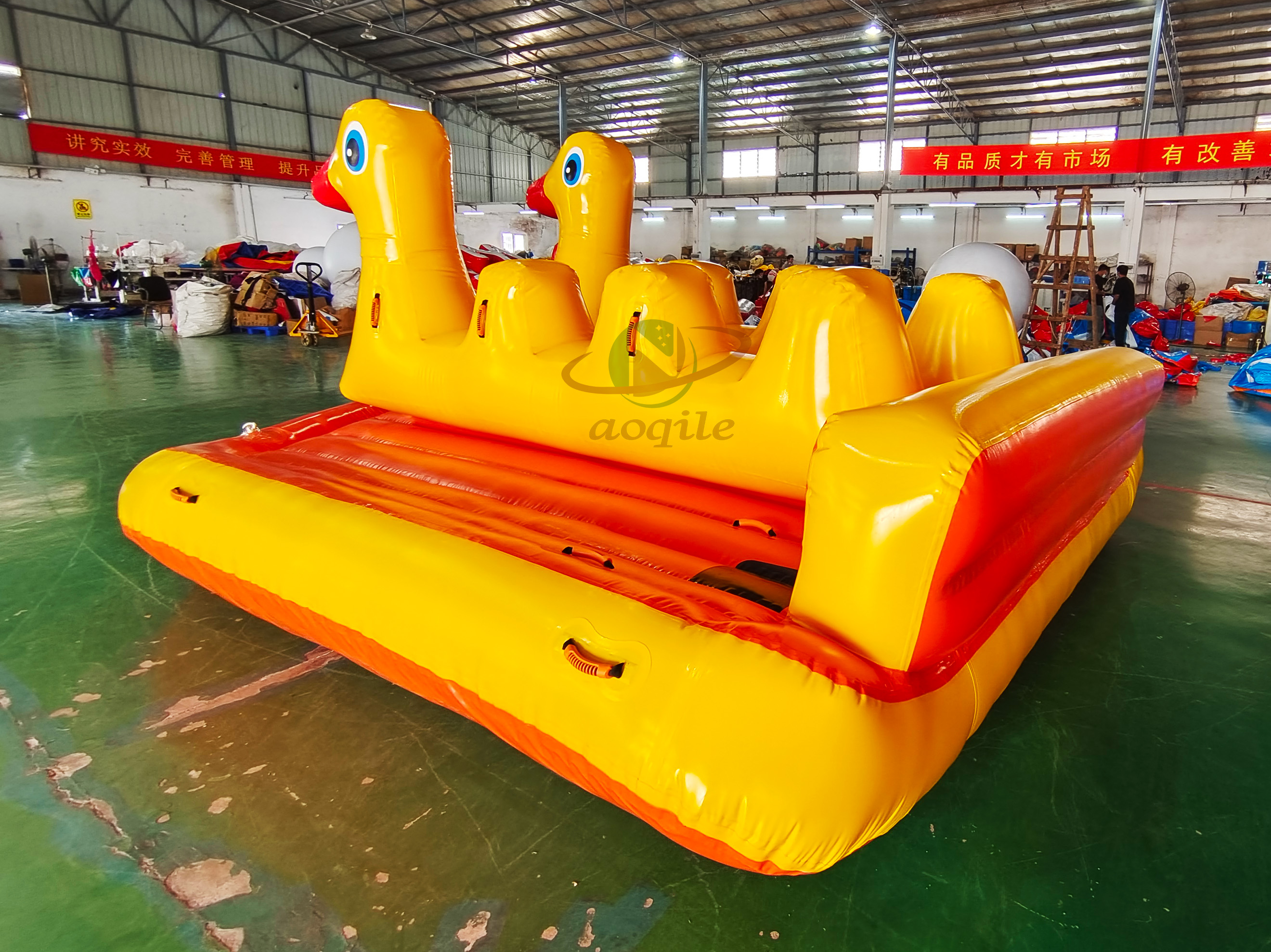 Atentables de pato inflable de Aoqile Water Park inflable para eventos