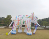 Elefante inflable gigante modificado para requisitos particulares de la decoración, haciendo publicidad del elefante inflable de la historieta