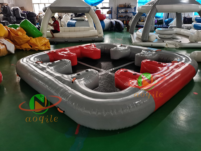 Nuevo Equipo inflable de entretenimiento acuático para fiesta de verano, plataforma de isla flotante para ocio acuático, muelle