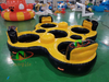 Aoqile Plataforma de agua inflable para varias personas, gran capacidad de carga, antideslizante, para reuniones grupales en la piscina del lago para eventos
