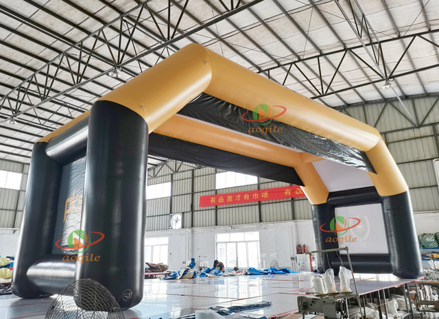 Arco inflable de alta calidad para actividades comerciales.