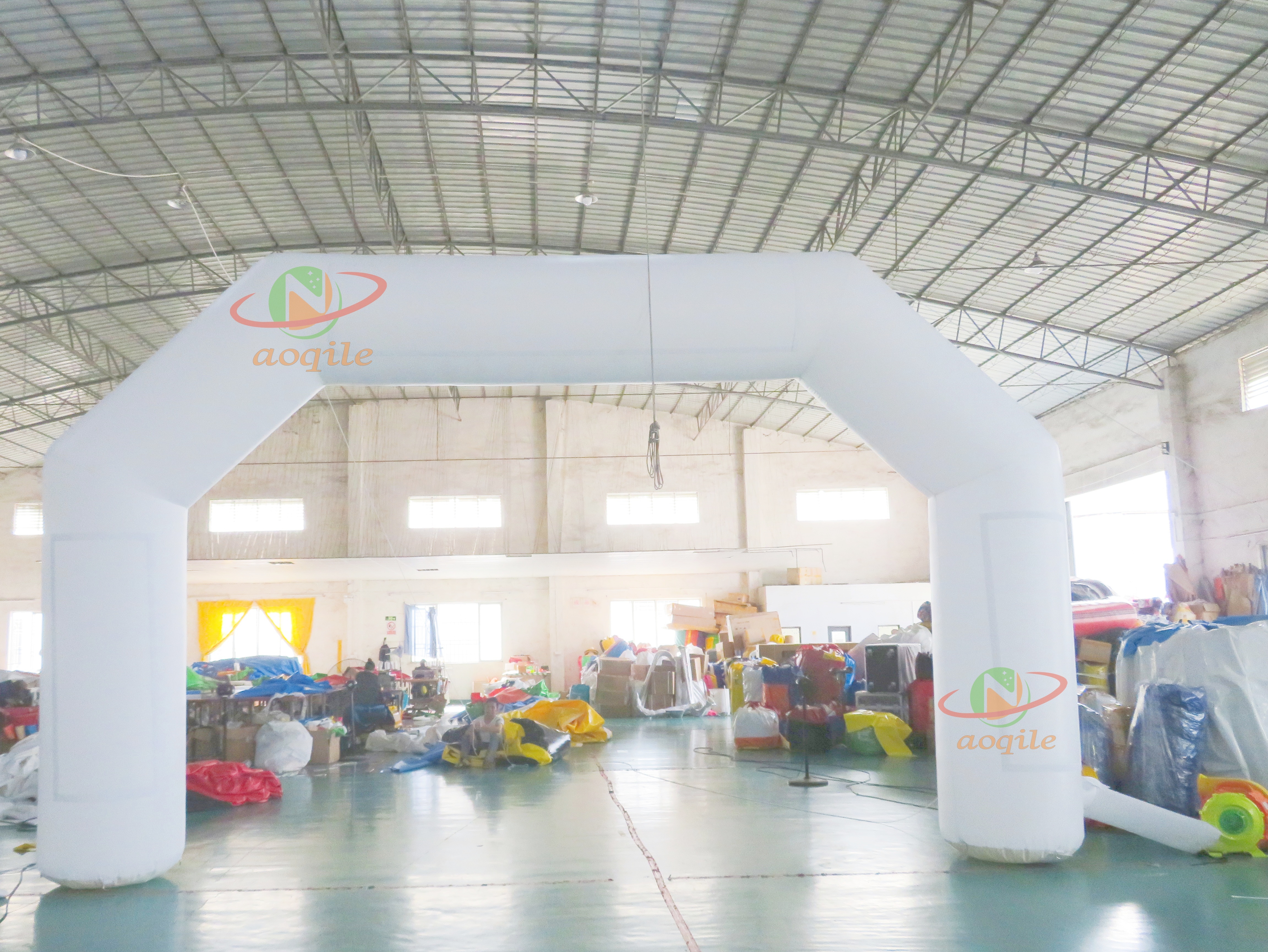 Arco de entrada inflable para eventos al aire libre, superventas, acabado de competición, arco publicitario inflable