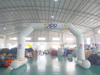 Arco de entrada inflable para exteriores personalizado, arco de publicidad para eventos deportivos, línea de inicio y meta de carrera inflable