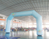 Arco inflable para decoración de eventos, marca de inicio y finalización de maratón, modelo inflable para publicidad