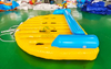 Venta al por mayor de verano, deportes marinos, tubo de remolque inflable, barco plátano, agua giratoria, disco giroscópico, barco