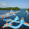 Parque inflable grande del entretenimiento del agua de la plataforma flotante del equipo de deportes del obstáculo del agua de encargo