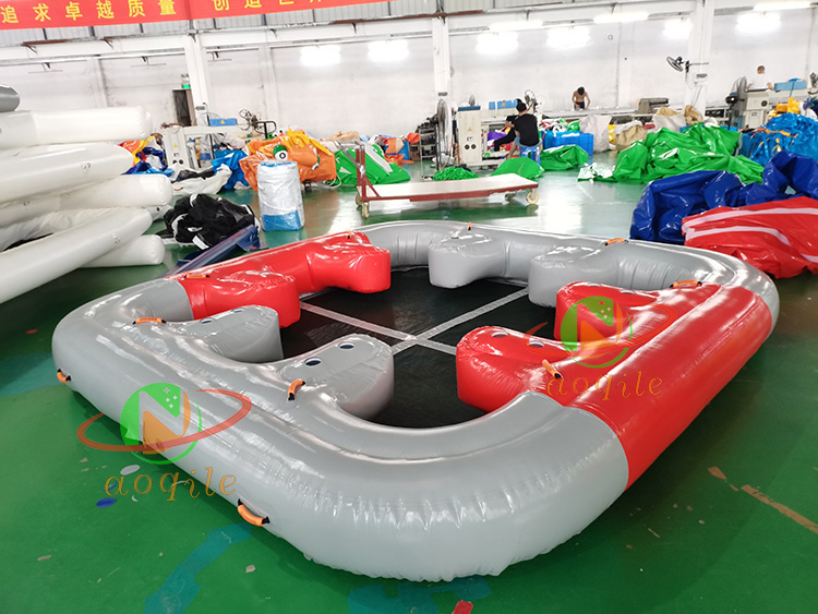 Nuevo Equipo inflable de entretenimiento acuático para fiesta de verano, plataforma de isla flotante para ocio acuático, muelle