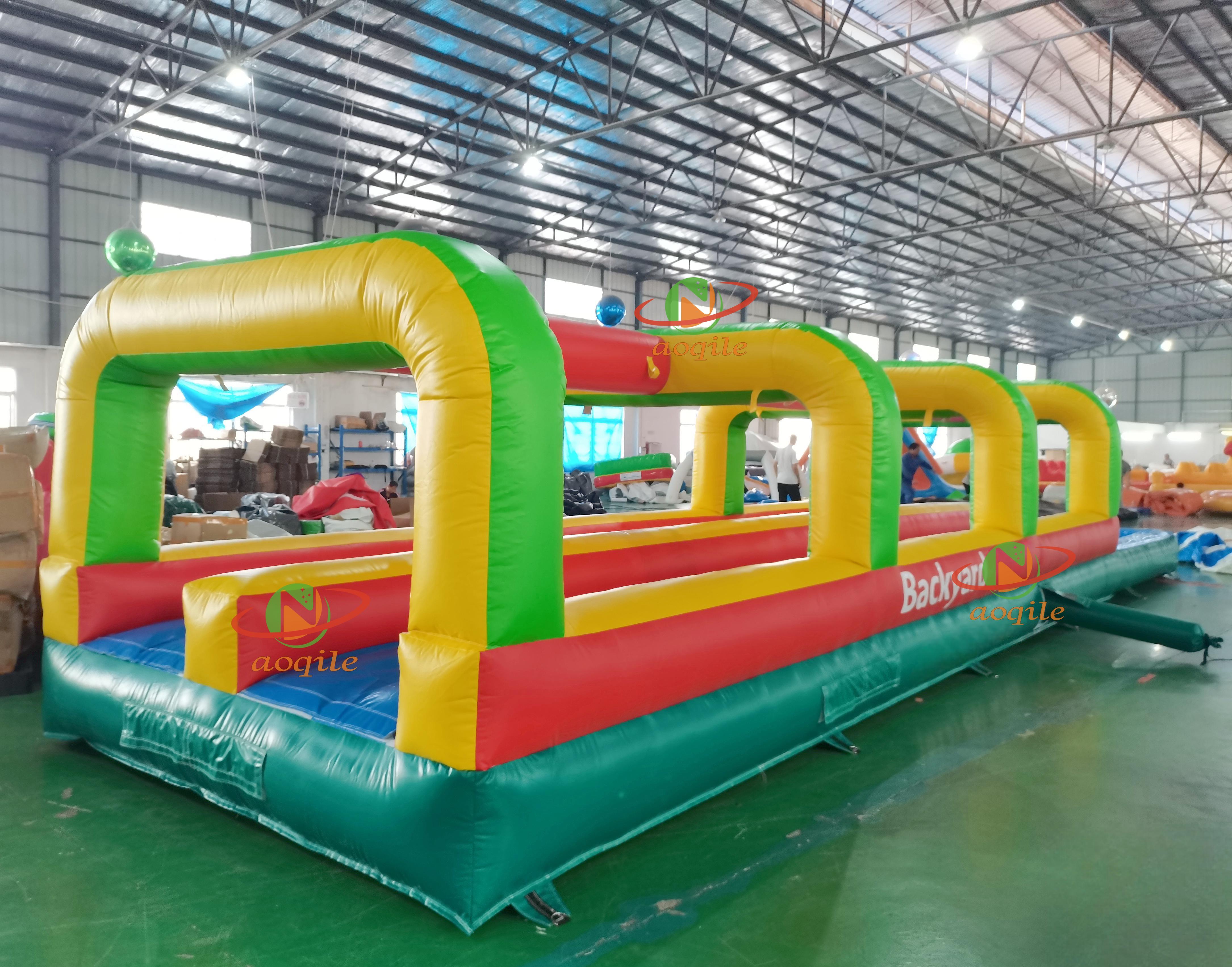 Tobogán acuático inflable interior y exterior de alta calidad con piscina