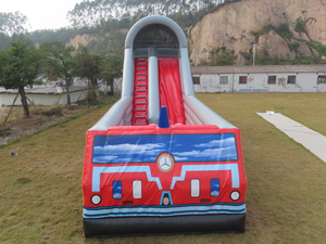 Tobogán acuático inflable de la piscina del parque acuático, acceso para 2 personas