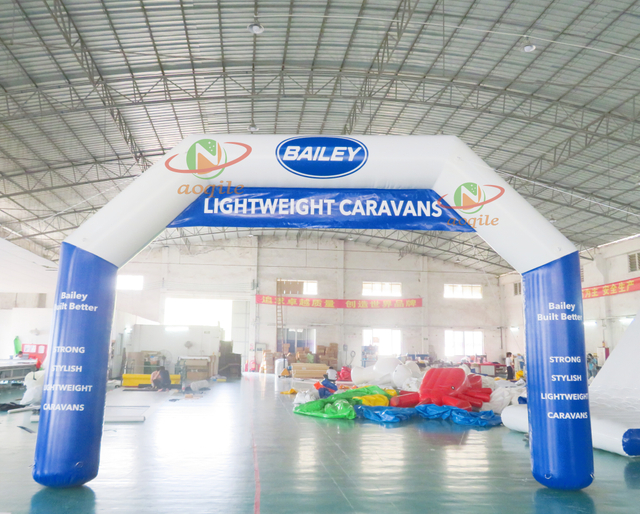 Venta directa de fábrica, punto de partida y línea de meta, arco inflable para competición deportiva, arco publicitario personalizado