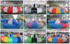 Gran oferta, juguete acuático, dirigible inflable, platillo volador loco, barco de discoteca remolcable