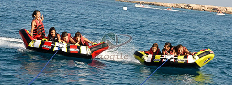 El barco inflable del sofá volador de nuevo diseño se puede remolcar para deportes inflables de peces voladores