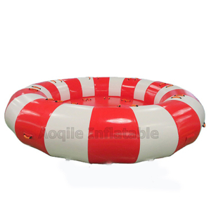 Multijugador Deportes Extremos Loco Inflable Saturno Agua Juguete Rotación Remolcable Disco Barco