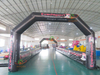 Gran oferta, publicidad personalizada, arco de carrera inflable de inicio y meta para eventos deportivos