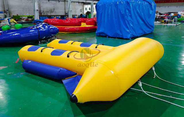 Venta directa de fábrica, pez volador inflable, deportes de emoción extrema, flotante de goma, pez mosca inflable remolcable