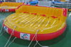 Barco flotante inflable remolcable personalizado comercial del sofá del esquí acuático al aire libre de los deportes acuáticos