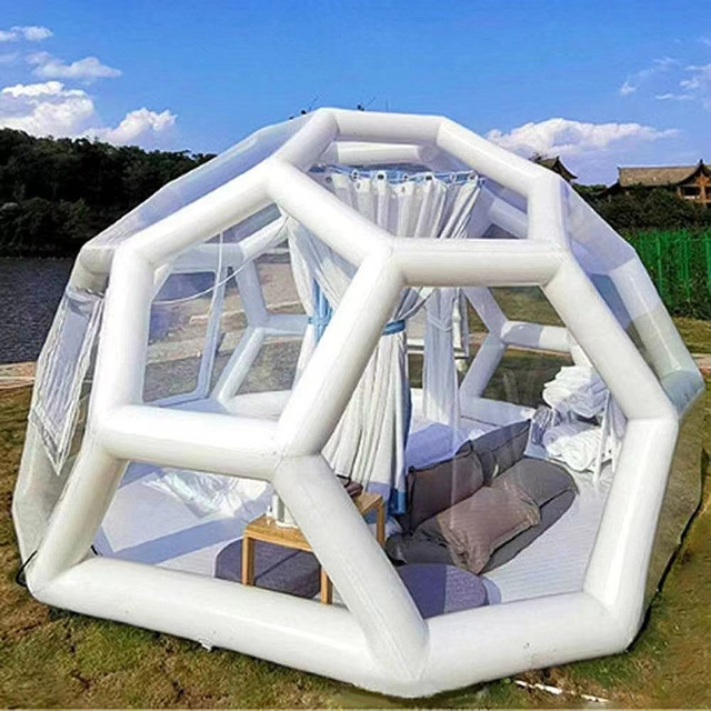 Aoqile 2025 Tienda de campamento al aire libre inflable luminoso recién diseñado para eventos para eventos