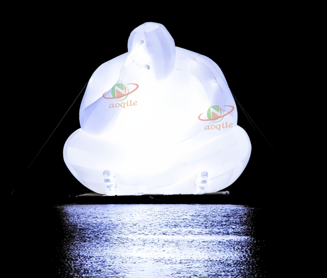 Aoqile gigante gigante inflable LED decoraciones de mascotas Material de PVC, luces LED incorporadas para eventos