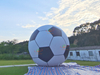 Globo de fútbol inflable personalizado/modelo de baloncesto de balón de fútbol de aire grande para eventos publicitarios