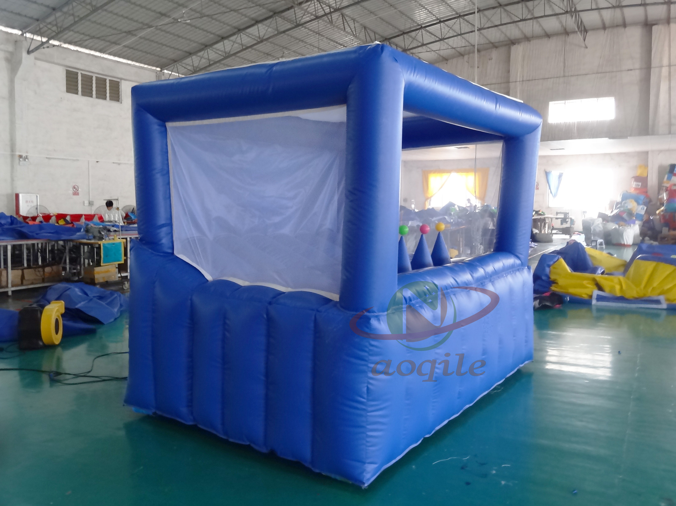 Aoqile Objetivo de Entretenimiento Inflable portátil para niños Inflado rápido para Fiestas de cumpleaños Juegos Escolares Eventos para Eventos