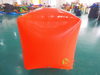 Boya de natación inflable personalizada con logotipo, boya cuadrada inflable, boya de cubo flotante de agua, marcador inflable para eventos acuáticos