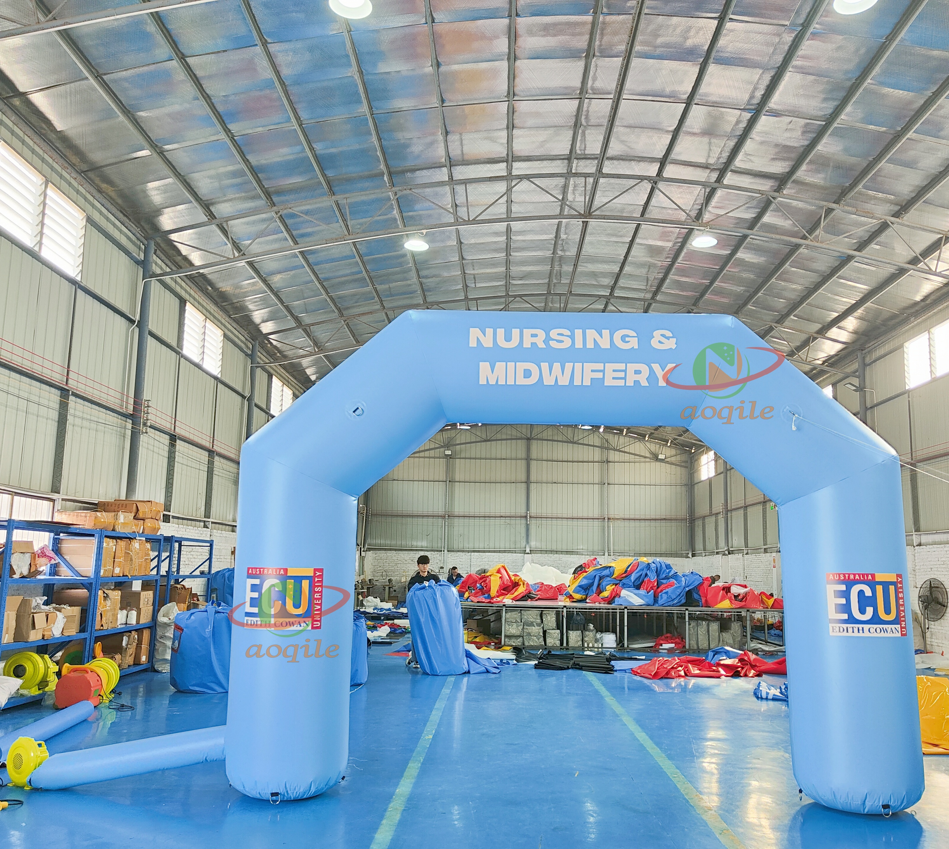 Venta caliente publicidad personalizada evento deportivo arco inflable línea de salida arco de competición