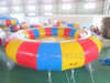 Barco inflable de discoteca volador giratorio para deportes acuáticos remolcable inflable Crazy UFO