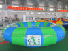 Barco inflable del disco del tubo del esquí del vuelo de los juguetes del agua remolcable de los juegos del mar de los donuts multicolores