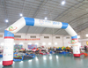 Venta Línea de inicio inflable, punto final, arco deportivo, publicidad al aire libre, arco