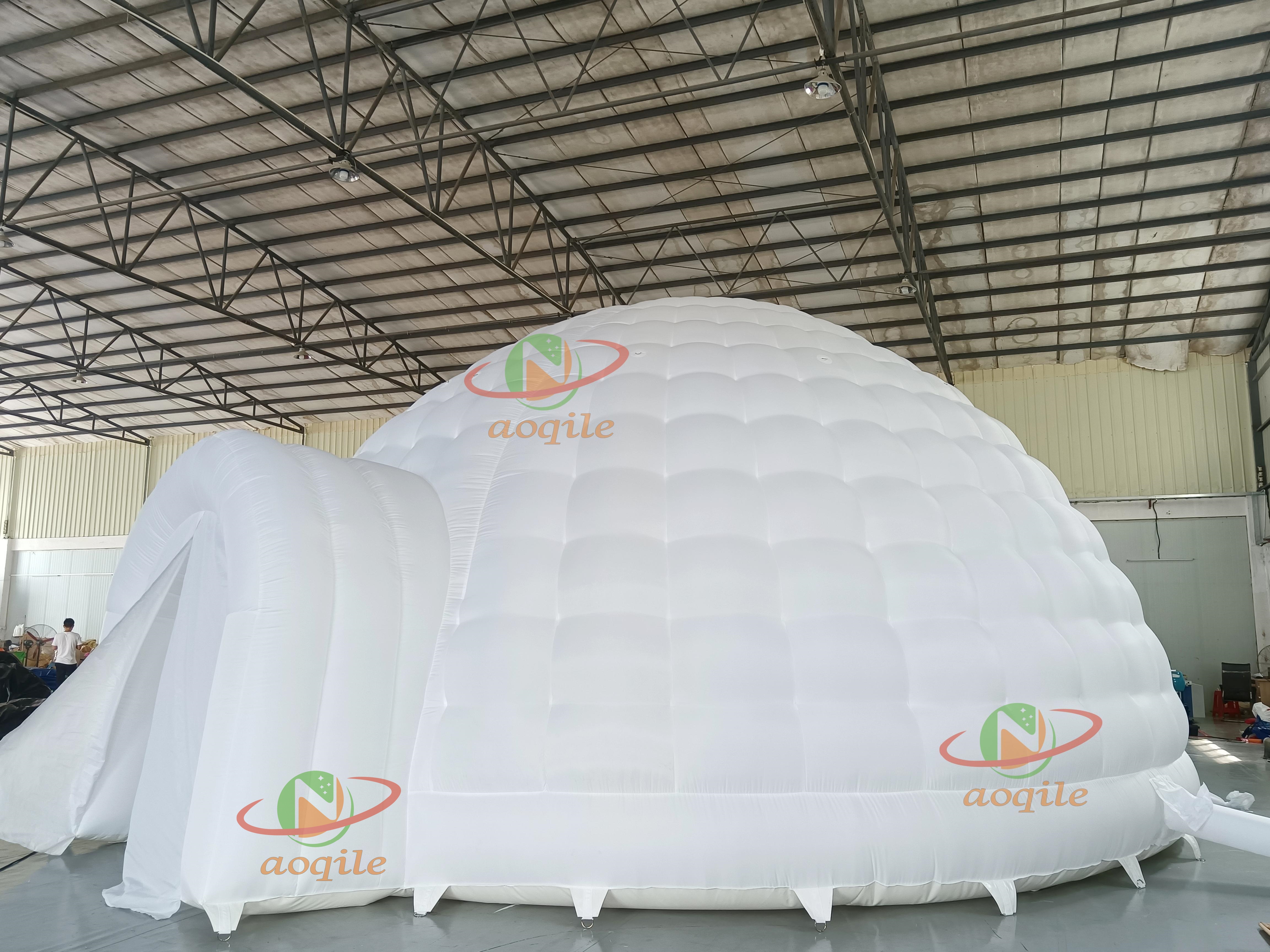 Aoqile de alta calidad de montañismo al aire libre, camping, juego y entretenimiento Tienda de cúpula inflable para eventos