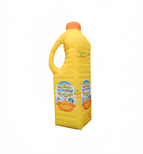 Tamaño personalizado, publicidad gigante, modelo de jugo inflable grande para promoción de eventos, bebida inflable