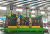 Aoqile-trampolín inflable con tema de jungla, alta calidad, estampados de animales de PVC duraderos para eventos