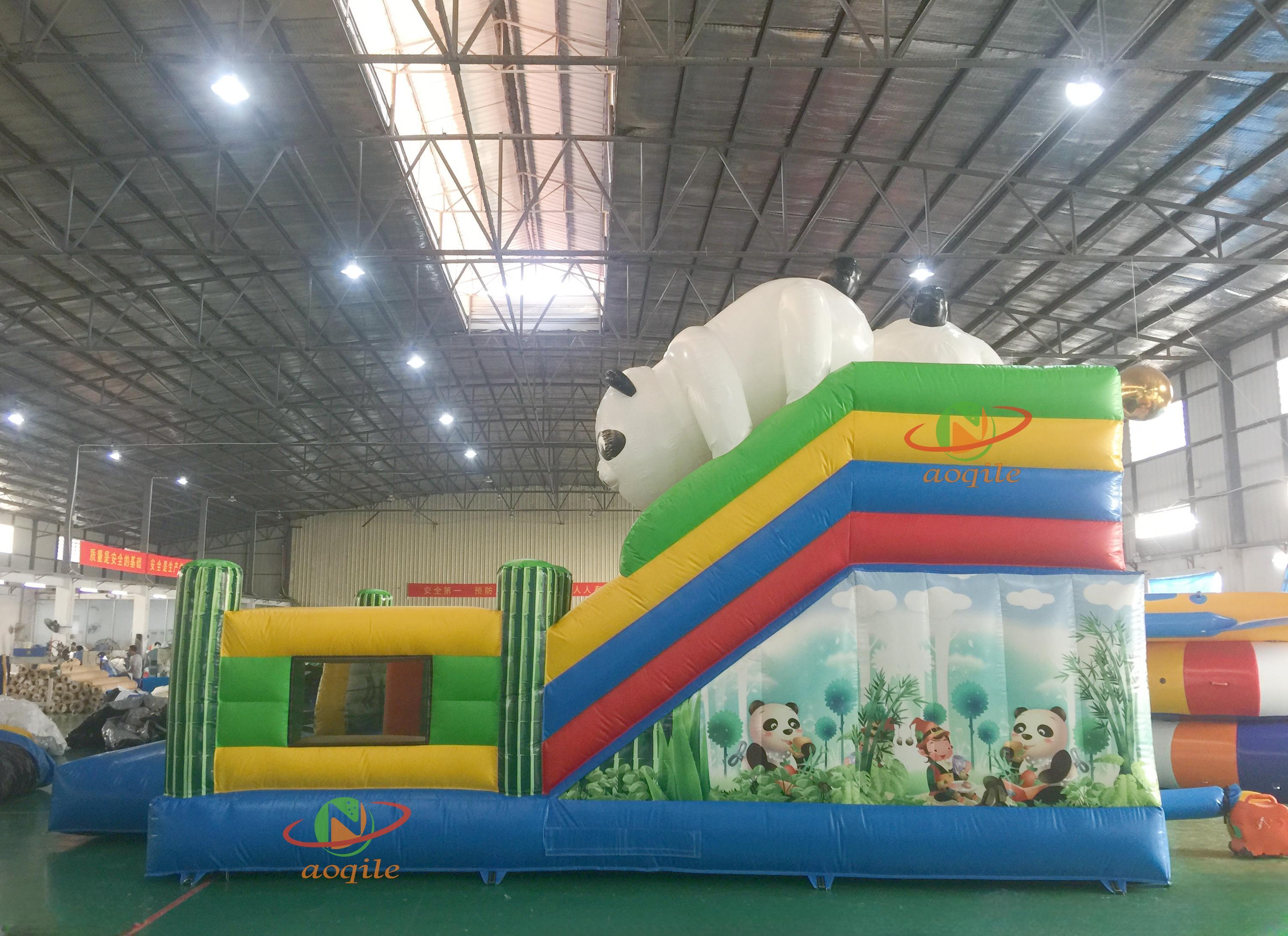 Estilo lindo de la panda del parque acuático inflable personalizado de alta calidad